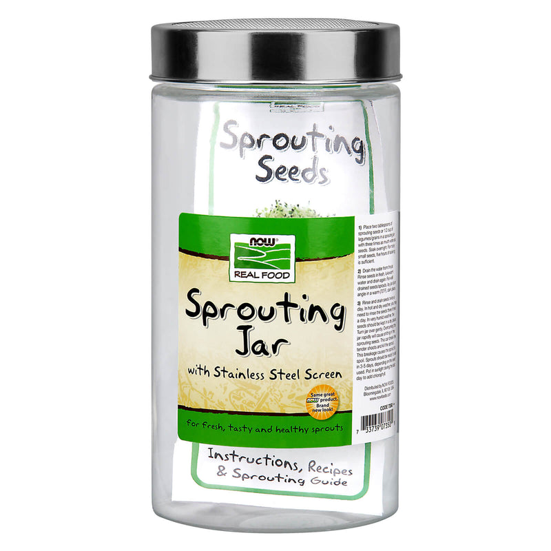 NOW Foods Sprouting Jar 1/2 Gallon - DailyVita