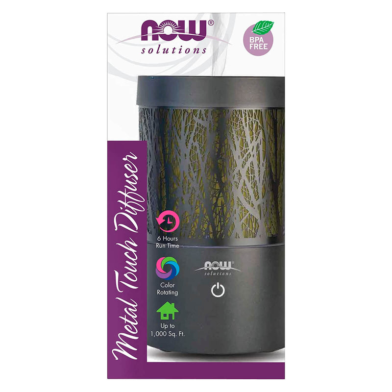 NOW Foods Metal Touch Ultrasonic Oil Diffuser - DailyVita