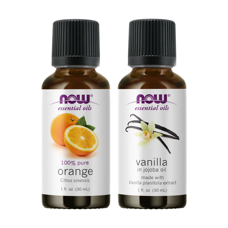 NOW Foods Essential Oil Bundle: Orange You Delightful (Orange Vanilla) - DailyVita