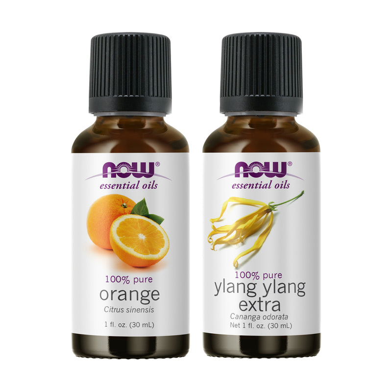 NOW Foods Essential Oil Bundle: Exotic Nights (Orange Ylang Ylang) - DailyVita
