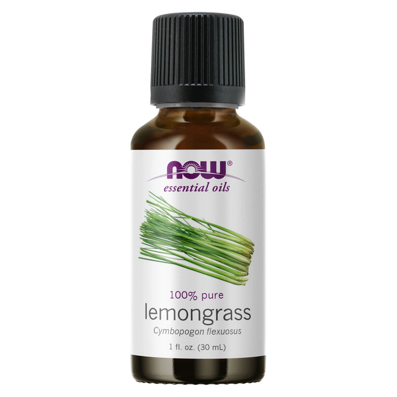 NOW Foods Lemongrass Oil 1 fl oz - DailyVita