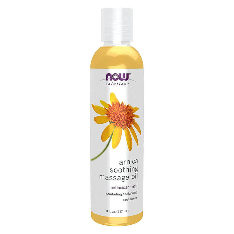 NOW Foods Arnica Soothing Massage Oil 8 fl oz - DailyVita