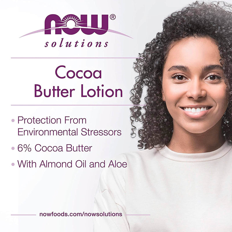 NOW Foods Cocoa Butter Lotion 8 fl oz - DailyVita
