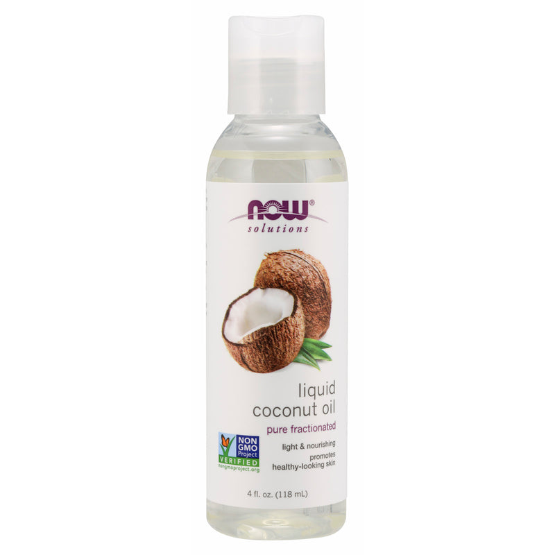 NOW Foods Liquid Coconut Oil 4 fl oz - DailyVita