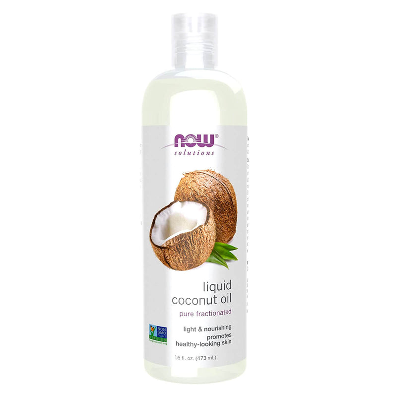 NOW Foods Liquid Coconut Oil 16 fl oz - DailyVita