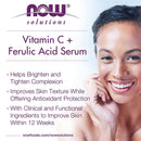 NOW Foods Vitamin C + Ferulic Acid Serum 1 fl oz - DailyVita