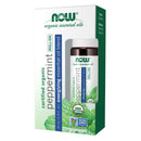 NOW Foods Peppermint Essential Oil Blend Organic Roll-On 10 mL - DailyVita