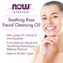 NOW Foods Soothing Rose Facial Cleansing Oil 4 fl oz - DailyVita