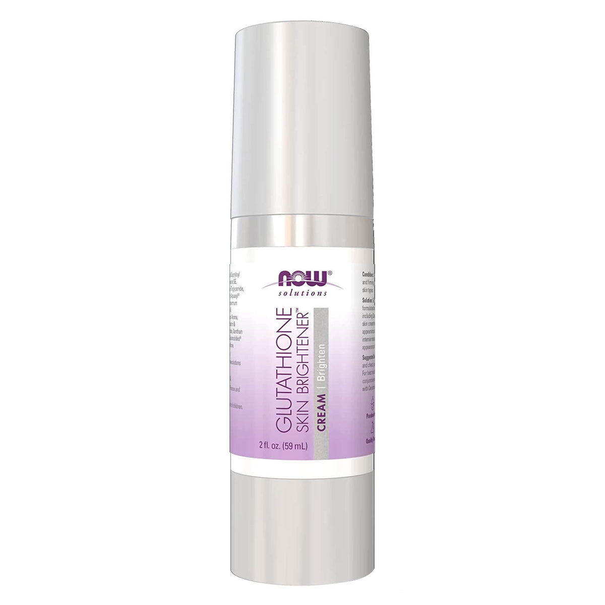 glutathione skin brightener cream NOW Foods 2 fl oz Size:80ml