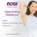 NOW Foods Long-Lasting Deodorant Stick Rose + Ylang Ylang 2.2 oz - DailyVita