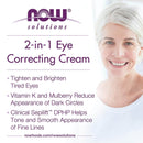 NOW Foods 2 in 1 Eye Correcting Cream 1 fl oz - DailyVita