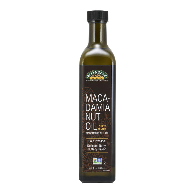NOW Foods Macadamia Nut Cooking Oil in Glass Bottle 16.9 fl oz - DailyVita