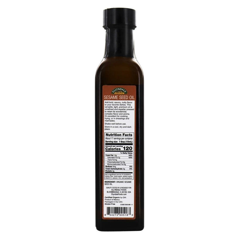 NOW Foods Extra Virgin Sesame Seed Oil Organic 8.45 fl oz - DailyVita
