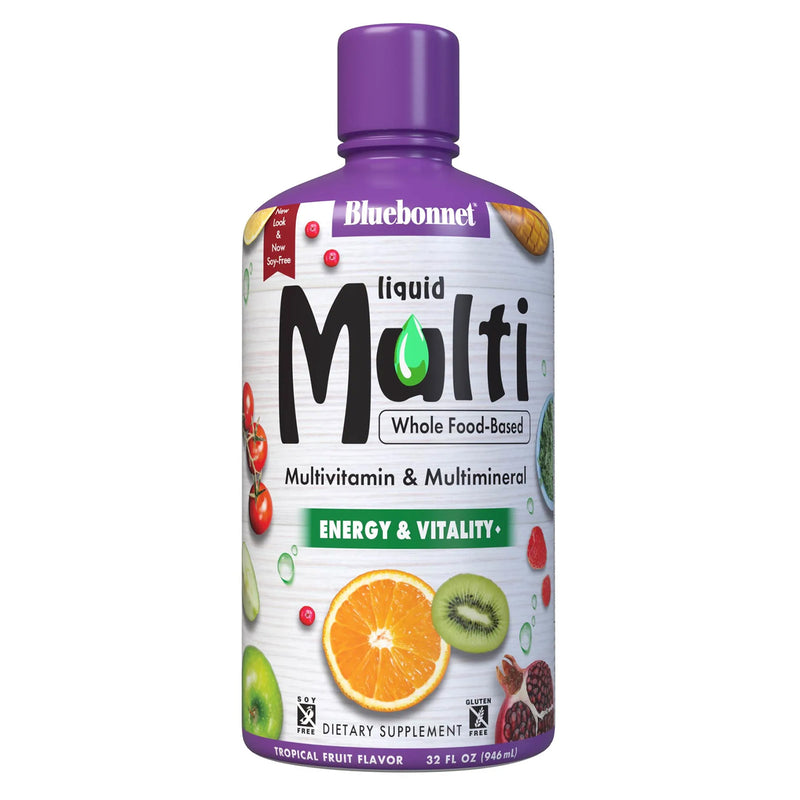 Bluebonnet Liquid Multi Multivitamin & Mineral Formula Tropical Fruit 32 fl oz - DailyVita