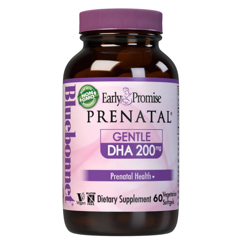Bluebonnet Early Promise Prenatal Gentle DHA 200 mg 60 Vegetarian Softgels - DailyVita