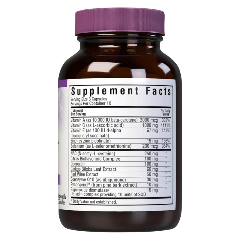 Bluebonnet Super Antioxidant Formula 30 Veg Capsules - DailyVita