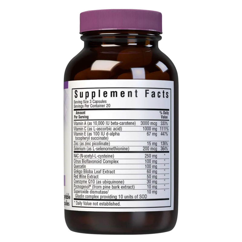 Bluebonnet Super Antioxidant Formula 60 Veg Capsules - DailyVita