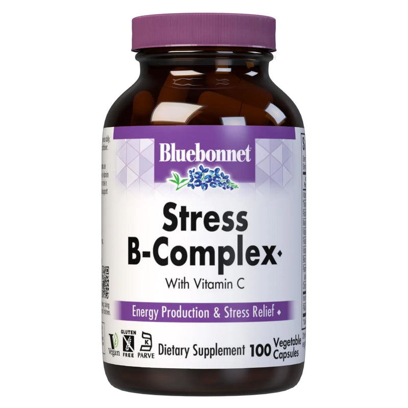 Bluebonnet Stress B-Complex 100 Veg Capsules - DailyVita