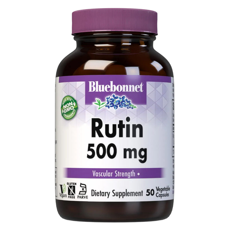 Bluebonnet Rutin 500 mg 50 Veg Capsules - DailyVita