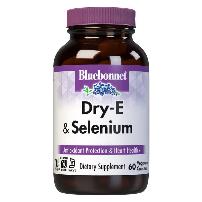 Bluebonnet Dry E-400 IU & Selenium 60 Veg Capsules - DailyVita