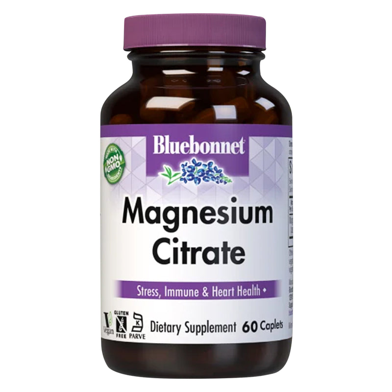 Bluebonnet Magnesium Citrate 60 Caplets - DailyVita
