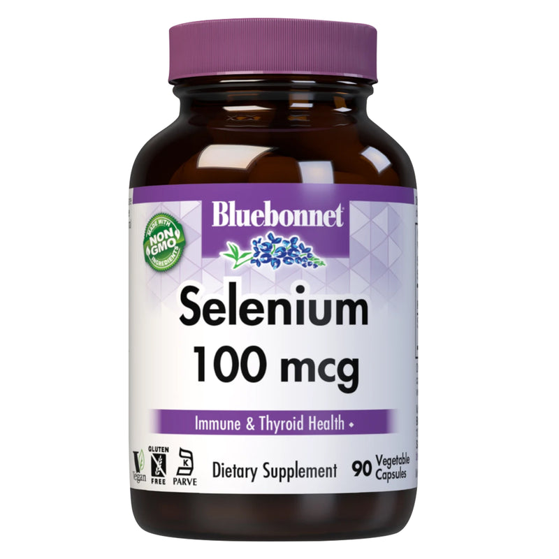Bluebonnet Selenium 100 mcg 90 Veg Capsules - DailyVita
