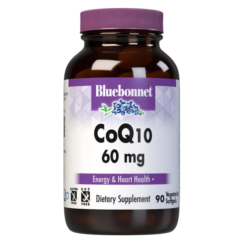 Bluebonnet CoQ10 60 mg 90 Vegetarian Softgels - DailyVita