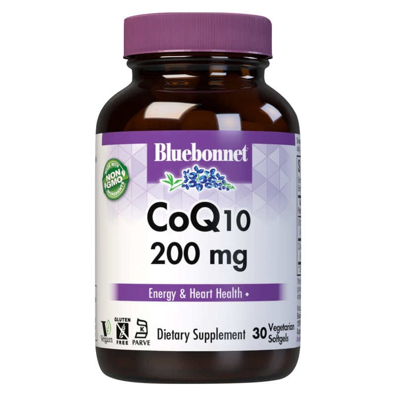 Bluebonnet CoQ10 200 mg 30 Vegetarian Softgels - DailyVita