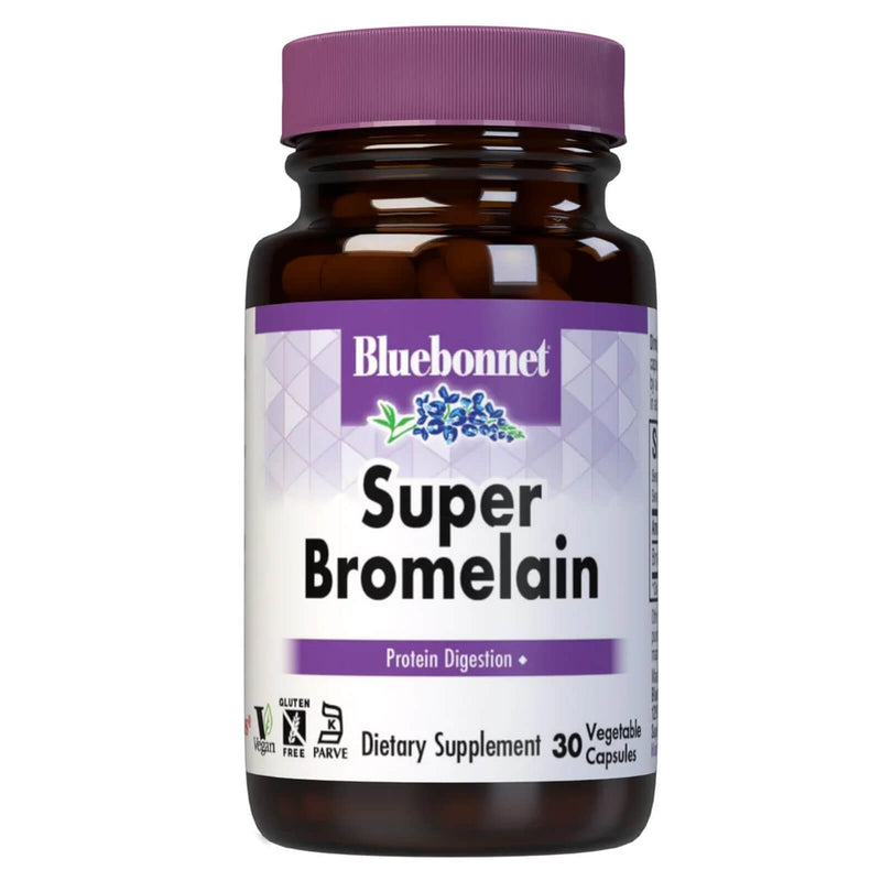 Bluebonnet Super Bromelain 500 mg 30 Veg Capsules - DailyVita