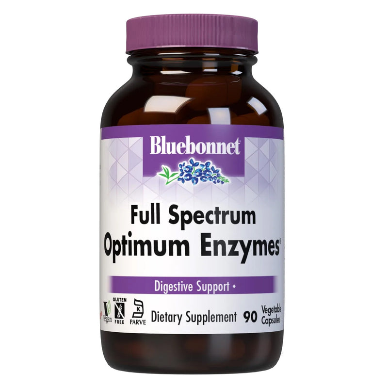 Bluebonnet Full Spectrum Optimum Enzymes 90 Veg Capsules - DailyVita