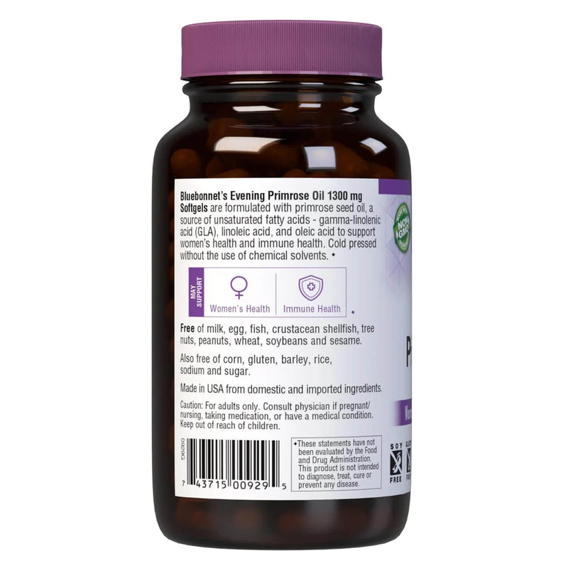 Bluebonnet Evening Primrose Oil 1300 mg 90 Softgels - DailyVita