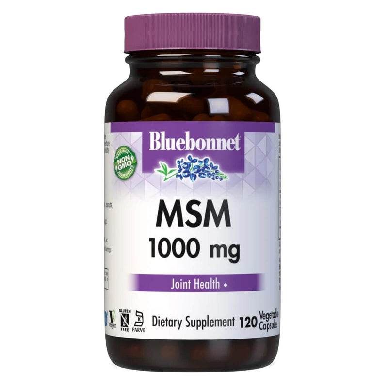 Bluebonnet MSM 1000 mg 120 Veg Capsules - DailyVita