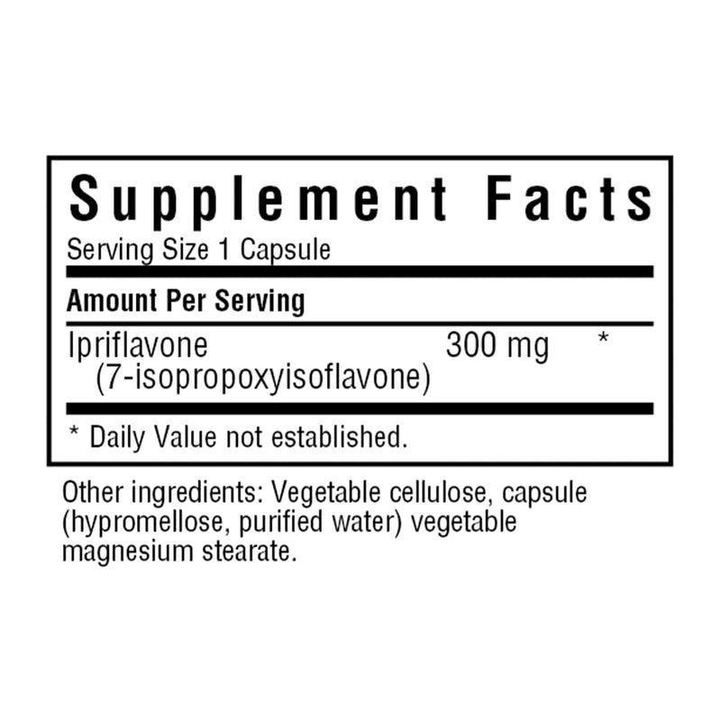 Bluebonnet Ipriflavone 300 mg 60 Veg Capsules - DailyVita