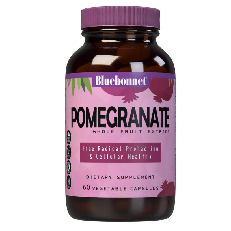 Bluebonnet Super Fruit Pomegranate Whole Fruit Extract 60 Veg Capsules - DailyVita
