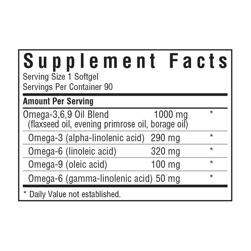 Bluebonnet Plant Based Omega 3-6-9 1000 mg 90 Softgels - DailyVita