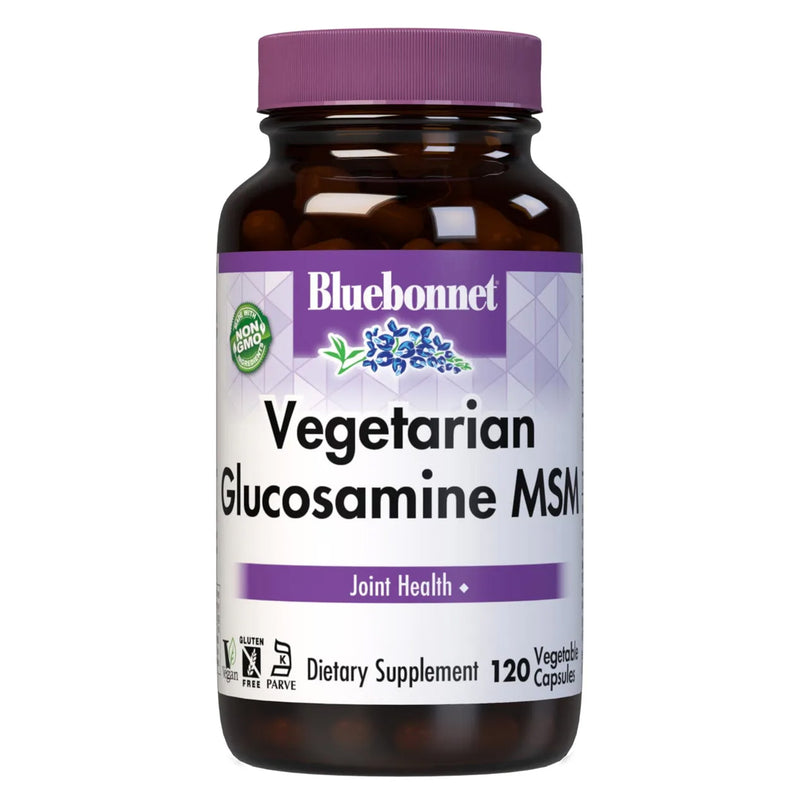 Bluebonnet Vegetarian Glucosamine & MSM 120 Veg Capsules - DailyVita
