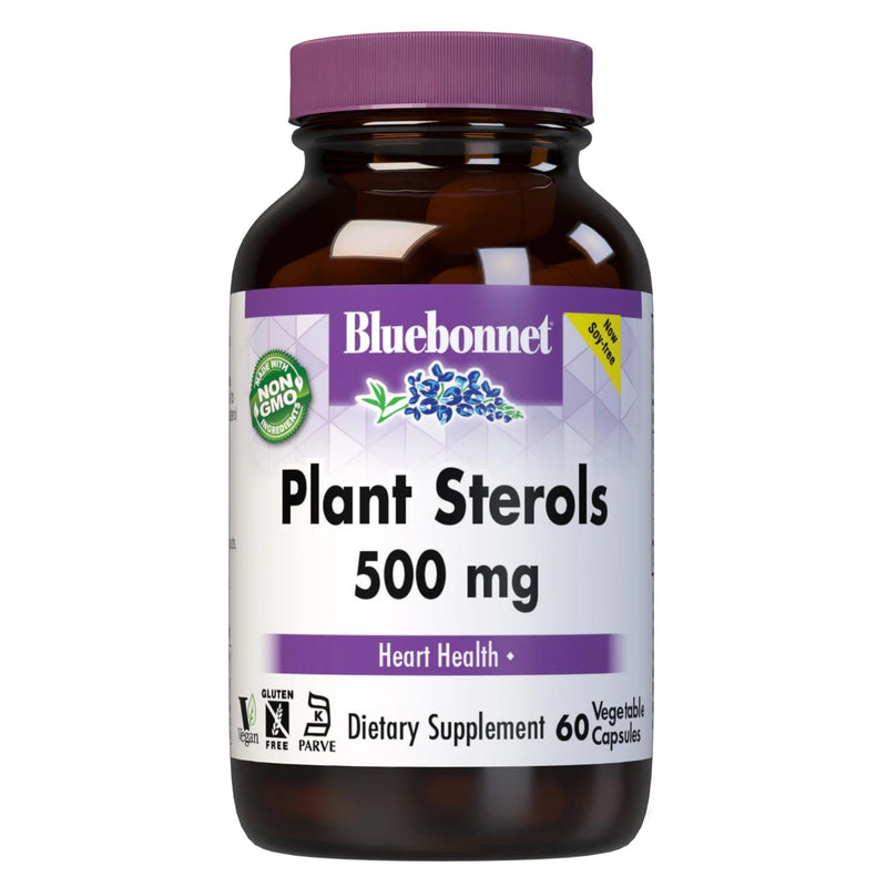 Bluebonnet Plant Sterols 500 mg 60 Veg Capsules - DailyVita