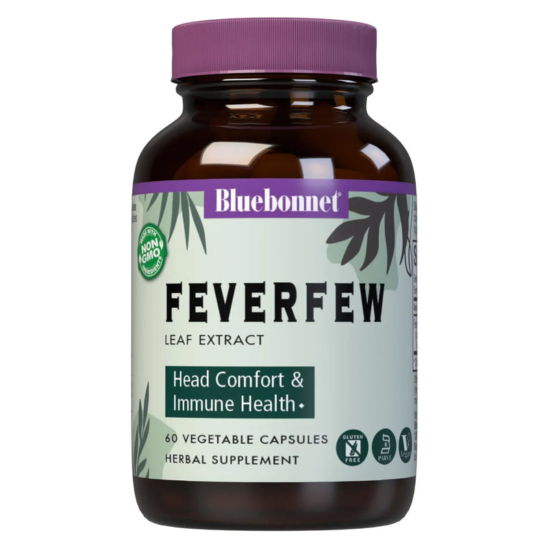 Bluebonnet Feverfew Leaf Extract 60 Veg Capsules - DailyVita