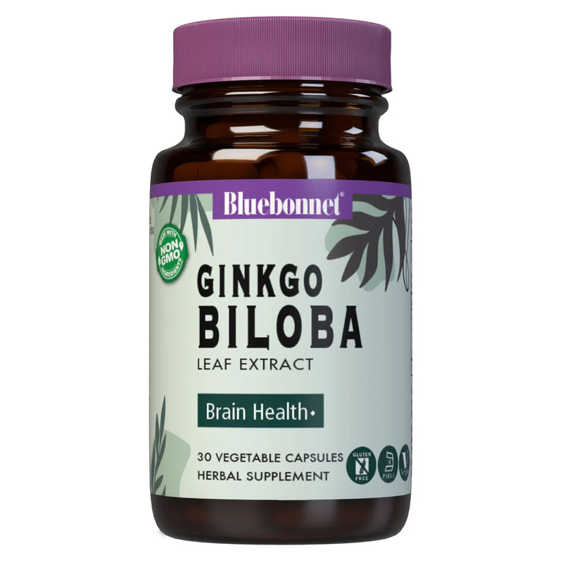 Bluebonnet Ginkgo Biloba Leaf Extract 30 Veg Capsules - DailyVita