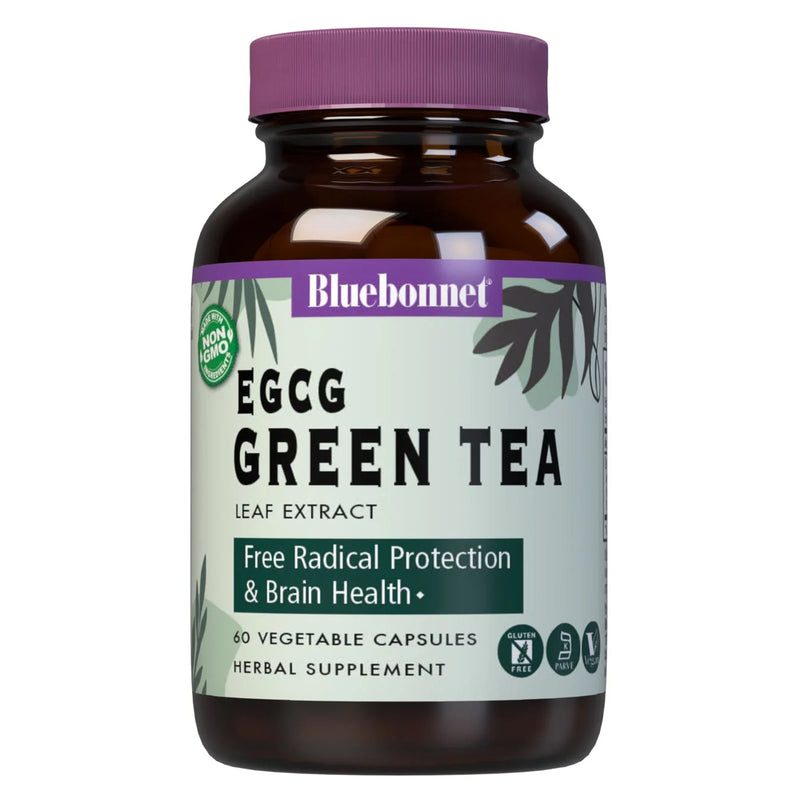 Bluebonnet Egcg Green Tea Leaf Extract 60 Veg Capsules - DailyVita