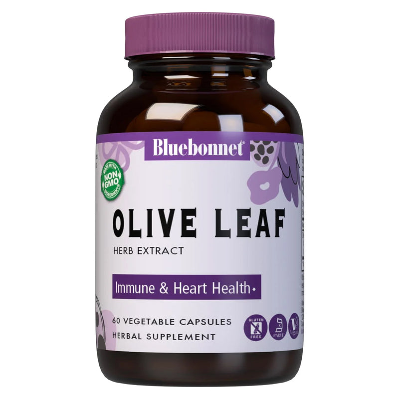 Bluebonnet Olive Leaf Extract 60 Veg Capsules - DailyVita