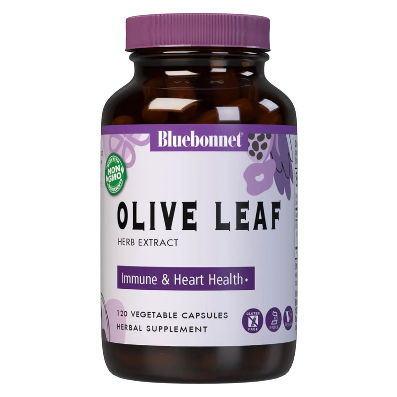 Bluebonnet Olive Leaf Extract 120 Veg Capsules - DailyVita