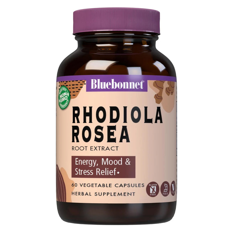 Bluebonnet Rhodiola Rosea (Arctic) Root Extract 60 Veg Capsules - DailyVita