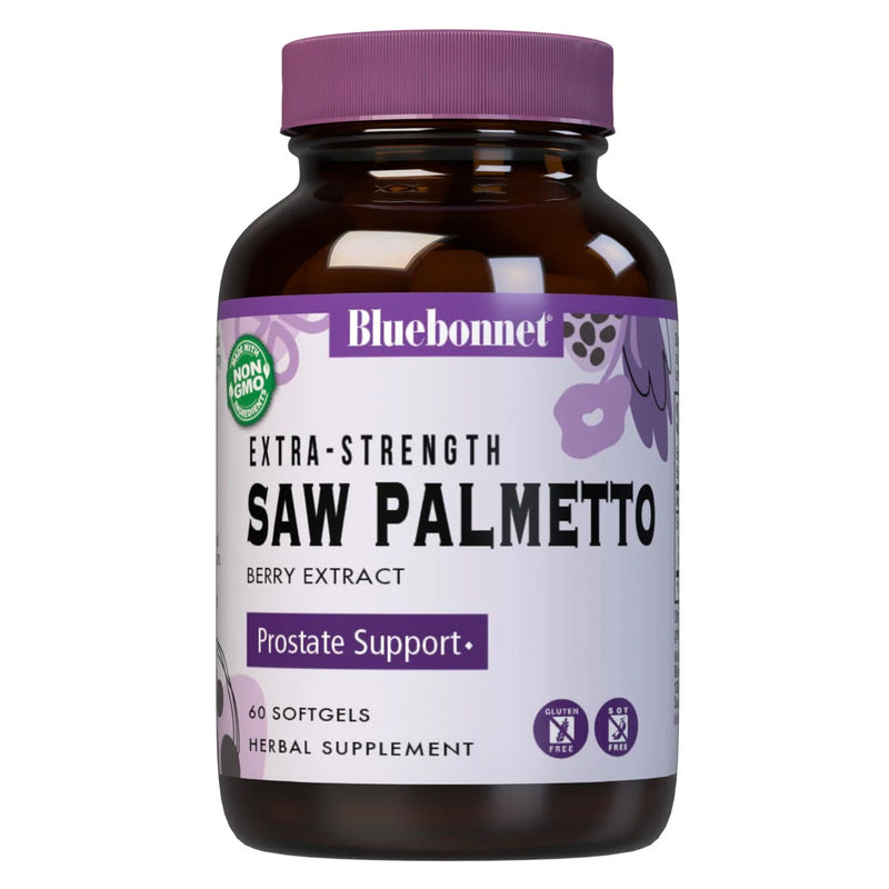 Bluebonnet Extra-Strength Saw Palmetto Berry Extract 60 Softgels - DailyVita