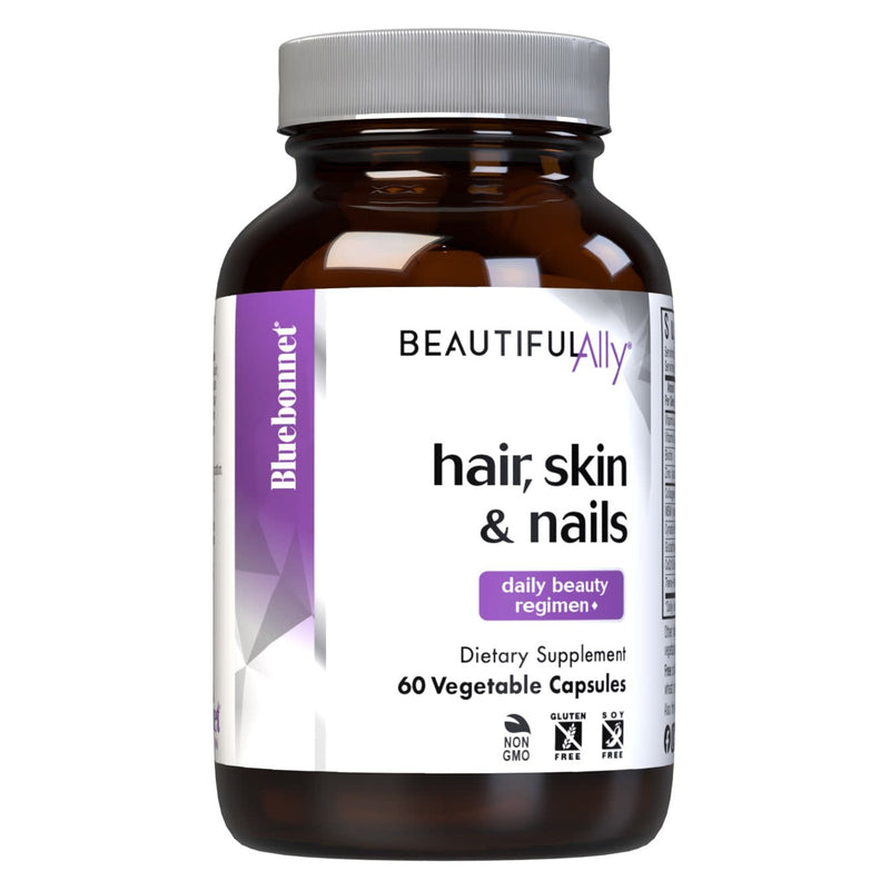 Bluebonnet Beautiful Ally Hair Skin & Nails 60 Veg Capsules - DailyVita