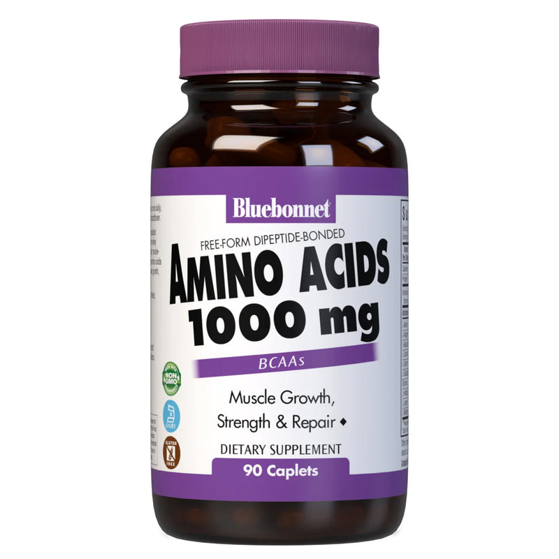 Bluebonnet Amino Acids 1000 mg 90 Caplets - DailyVita