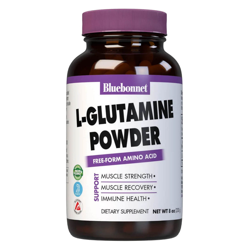 Bluebonnet Sport Nutrition L-Glutamine Powder 8 oz - DailyVita