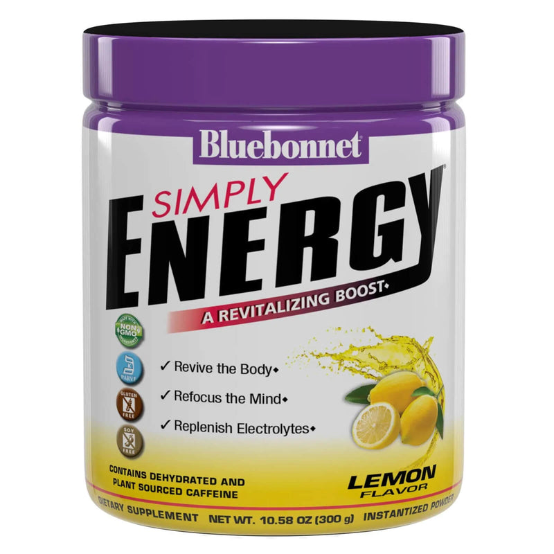 Bluebonnet Simply Energy Lemon 10.58 oz Powder - DailyVita