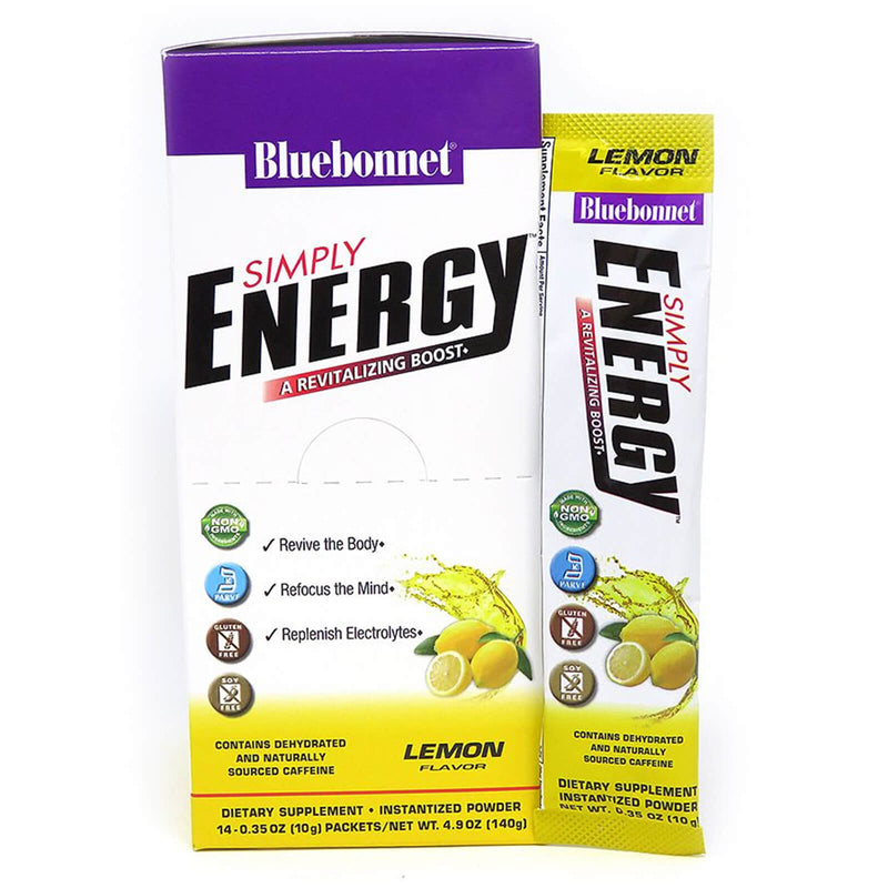 Bluebonnet Simply Energy Lemon 14 Pack Box - DailyVita