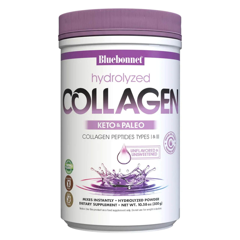 Bluebonnet Hydrolyzed Collagen 10.58 oz (300 g) Powder - DailyVita